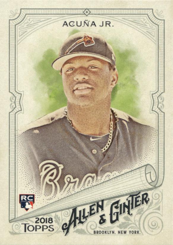 2018 Topps Allen & Ginter Ronald Acuna Jr. #207 card