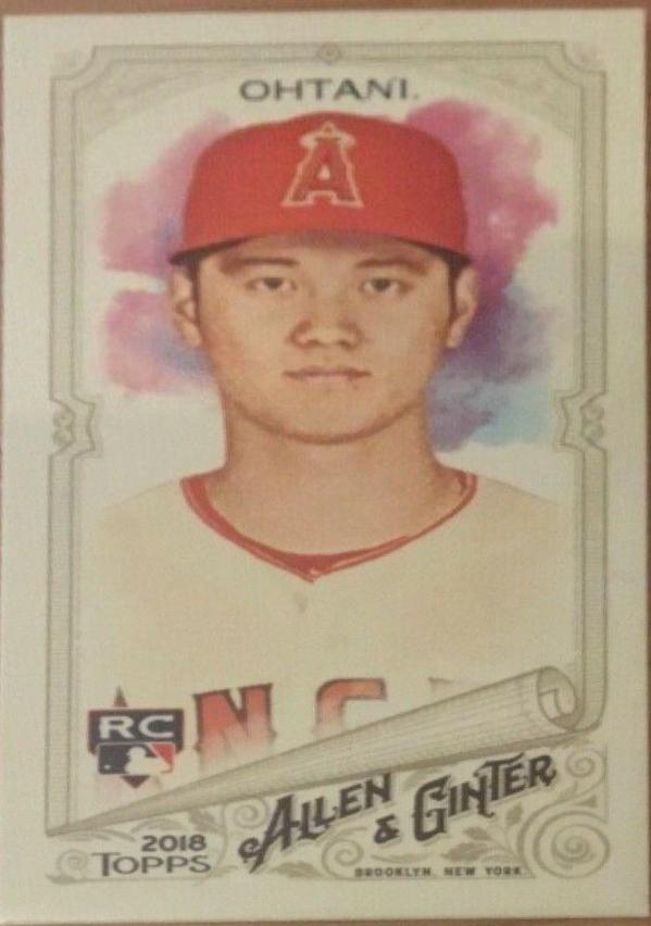 2018 Topps Allen & Ginter Shohei Ohtani [Mini A & G Back] #100 card