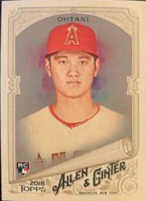 2018 Topps Allen & Ginter Shohei Ohtani [Silver Glossy] #100 card