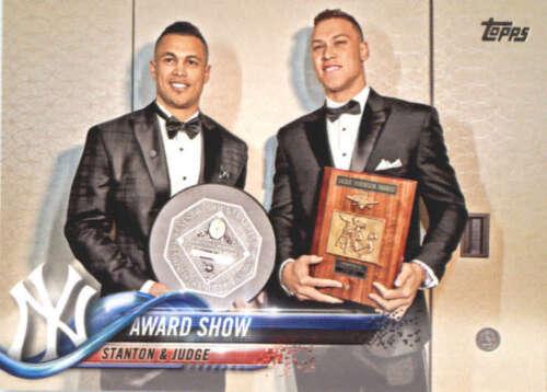 2018 Topps Award Show: Stanton & Judge #389 card