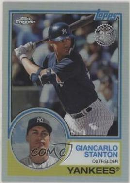 2018 Topps Chrome 1983 Giancarlo Stanton #83T-23 card