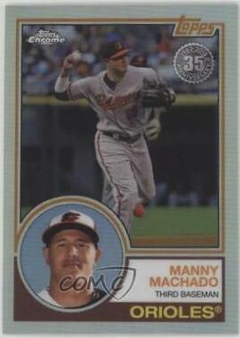 2018 Topps Chrome 1983 Manny Machado #83T-9 card