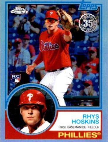 2018 Topps Chrome 1983 Rhys Hoskins #83T-21 card