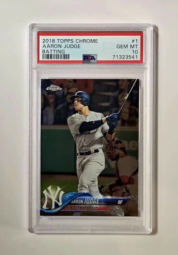 2018 Topps Chrome Aaron Judge #1 card