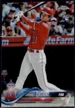 2018 Topps Chrome Complete Set Shohei Ohtani [Retail Orange Refractor] #700 card