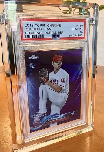 2018 Topps Chrome Shohei Ohtani [Purple Refractor] #150 card