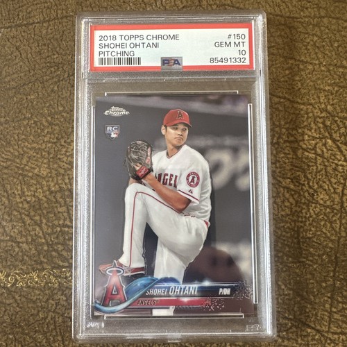 2018 Topps Chrome Shohei Ohtani [Red Jersey] #150 card