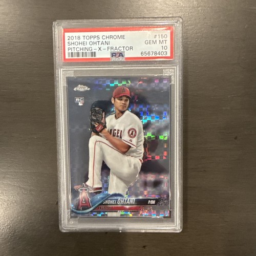 2018 Topps Chrome Shohei Ohtani [XFractor] #150 card