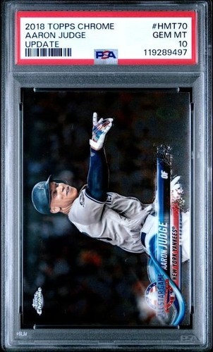 2018 Topps Chrome Update Aaron Judge #HMT70 card