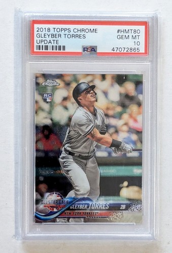 2018 Topps Chrome Update Gleyber Torres #HMT80 card