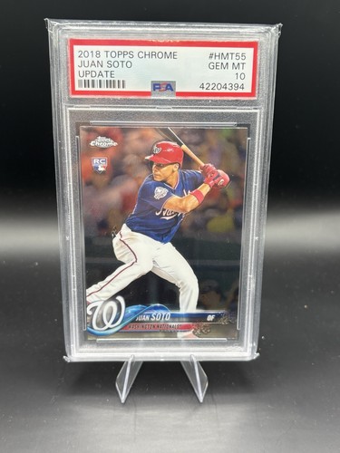 2018 Topps Chrome Update Juan Soto #HMT55 card