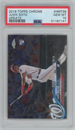2018 Topps Chrome Update Juan Soto #HMT98 card