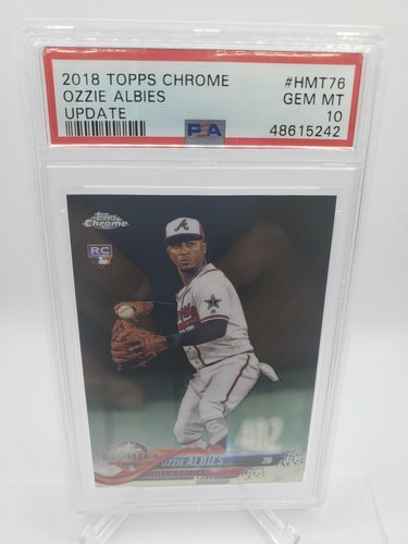 2018 Topps Chrome Update Ozzie Albies #HMT76 card