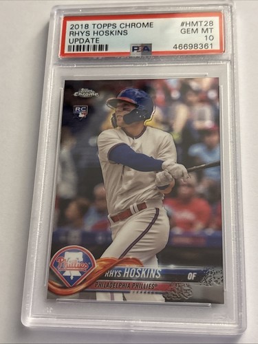 2018 Topps Chrome Update Rhys Hoskins #HMT28 card