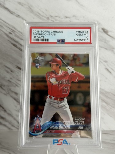 2018 Topps Chrome Update Shohei Ohtani #HMT32 card