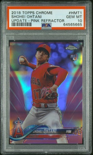 2018 Topps Chrome Update Shohei Ohtani [Pink Refractor] #HMT1 card