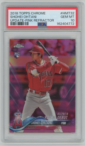 2018 Topps Chrome Update Shohei Ohtani [Pink Refractor] #HMT32 card