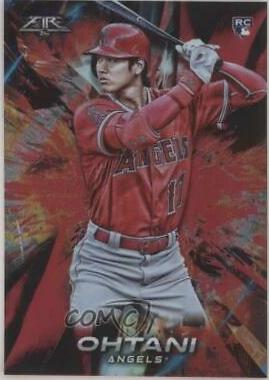 2018 Topps Fire Shohei Ohtani [Flame] #150 card