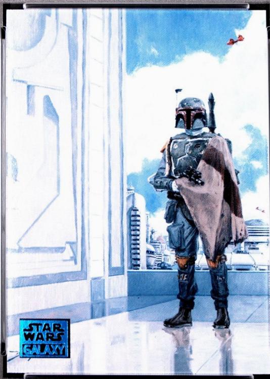 2018 Topps Galaxy Boba Fett: Bounty Hunter [Blue] #30 card