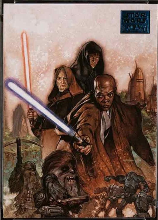 2018 Topps Galaxy The End of the Jedi [Blue] #81 card