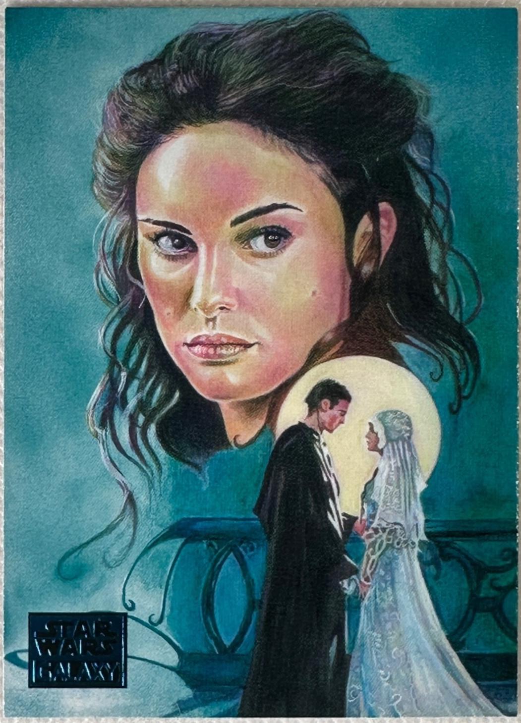 2018 Topps Galaxy The Light of Padme Amidala [Blue] #2 card