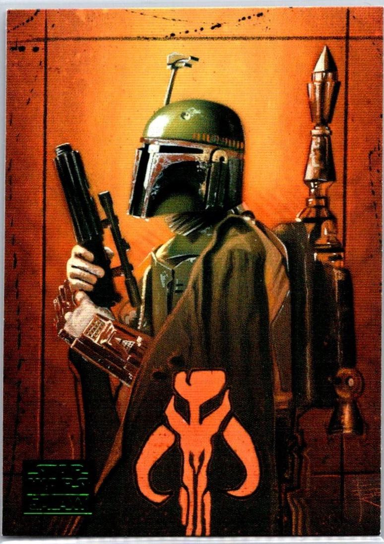 2018 Topps Galaxy The Mandalorian Hunter [Green] #88 card