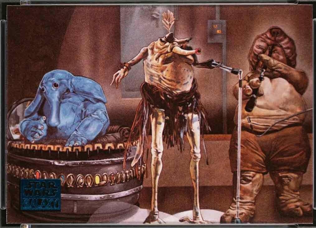 2018 Topps Galaxy The Max Rebo Band [Blue] #72 card