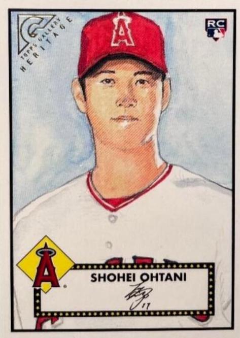 2018 Topps Gallery Heritage Shohei Ohtani #H-26 card