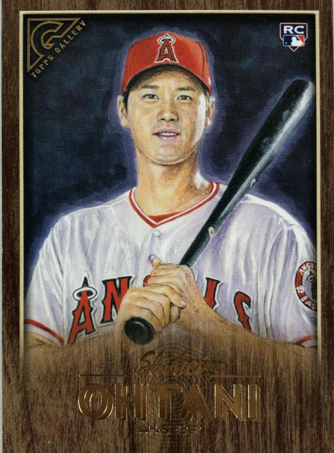 2018 Topps Gallery Shohei Ohtani [Wood] #116 card