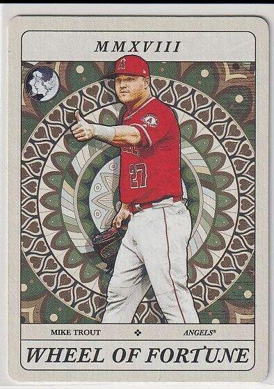 2018 Topps Gypsy Queen Tarot of the Diamond Mike Trout #TOD-22 card