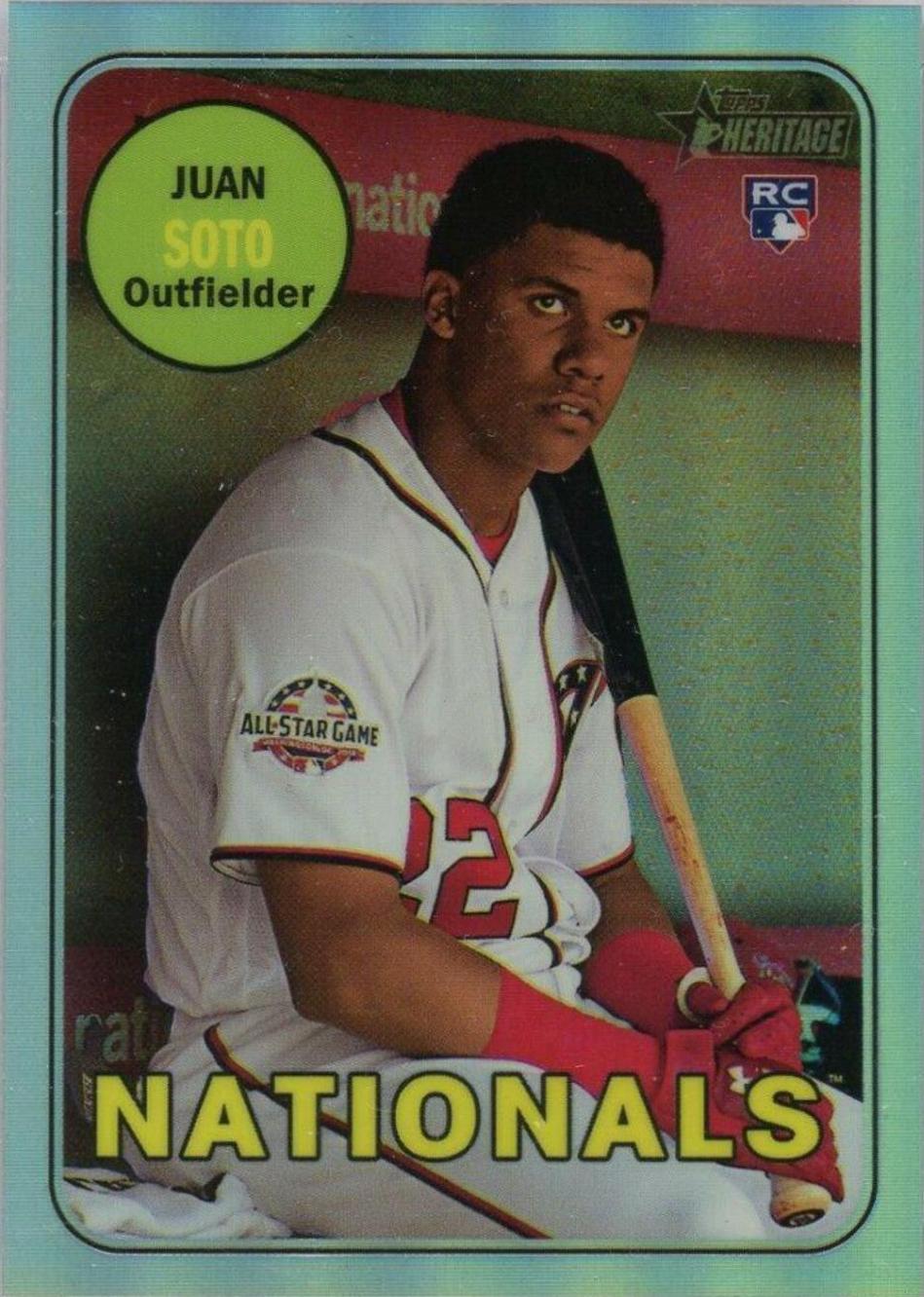 2018 Topps Heritage Juan Soto [Chrome Refractor] #THC-502 card