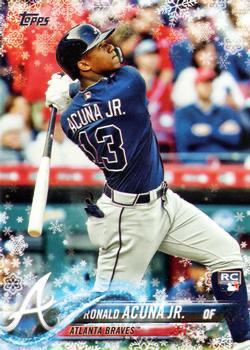 2018 Topps Holiday Ronald Acuna Jr #HMW50 card