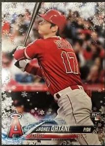 2018 Topps Holiday Shohei Ohtani [Metallic Snowflake] #HMW17 card