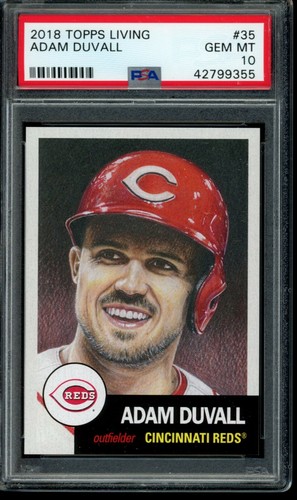 2018 Topps Living Adam Duvall #35 card