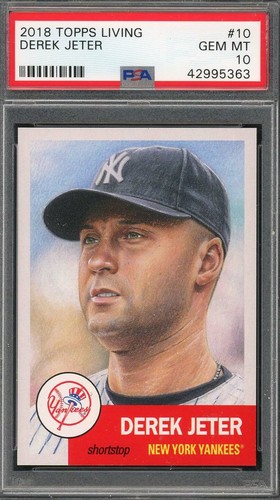 2018 Topps Living Derek Jeter #10 card