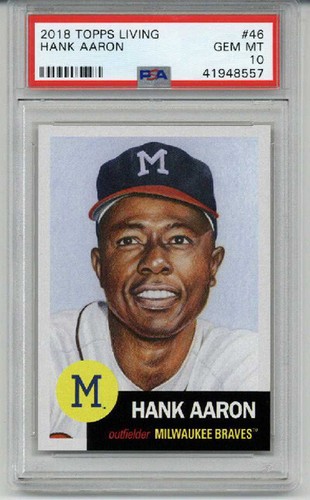 2018 Topps Living Hank Aaron #46 card
