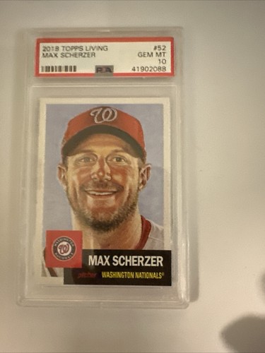 2018 Topps Living Max Scherzer #52 card