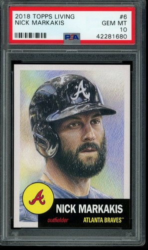 2018 Topps Living Nick Markakis #6 card