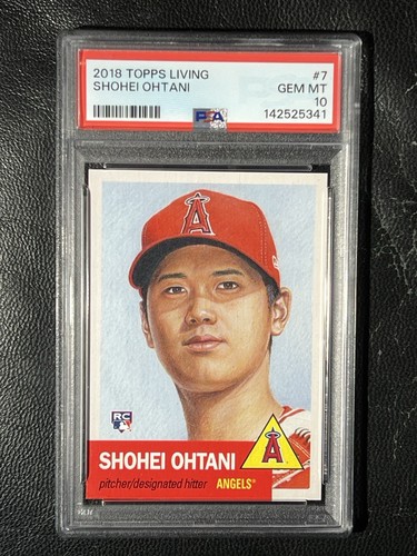 2018 Topps Living Shohei Ohtani #7 card
