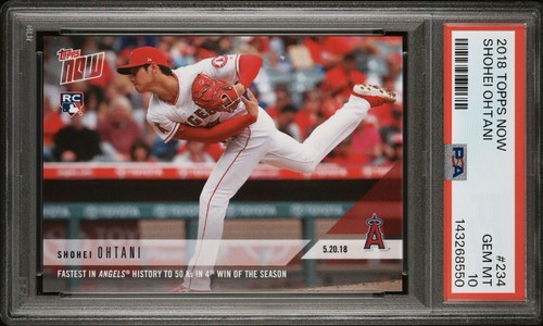 2018 Topps Now Shohei Ohtani #234 card