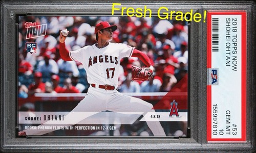 2018 Topps Now Shohei Ohtani #53 card