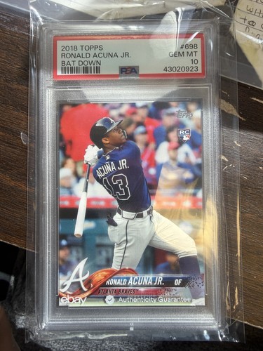 2018 Topps Ronald Acuna Jr. #698 card