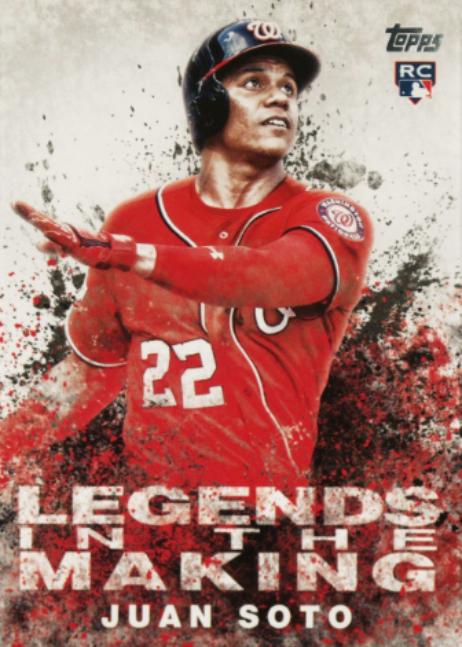 2018 Topps Update Legends in the Making Juan Soto #LITM-8 card
