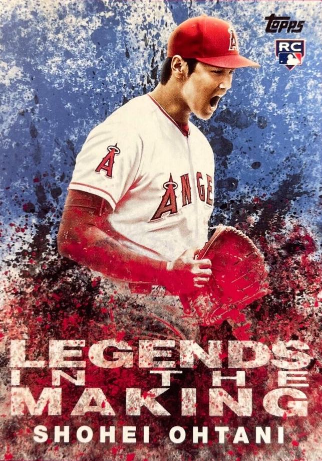 2018 Topps Update Legends in the Making Shohei Ohtani [Blue] #LITM-21 card