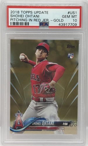 2018 Topps Update Shohei Ohtani [Gold] #US1 card