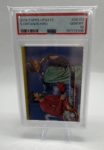 2018 Topps Update Shohei Ohtani / Ichiro #US153 card
