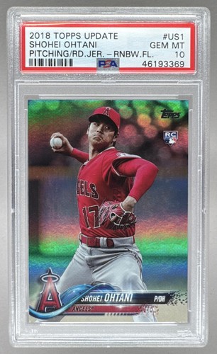 2018 Topps Update Shohei Ohtani [Rainbow Foil] #US1 card