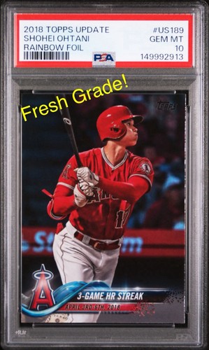 2018 Topps Update Shohei Ohtani [Rainbow Foil] #US189 card