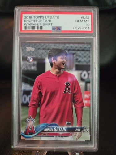 2018 Topps Update Shohei Ohtani [Warm Up Shirt] #US1 card