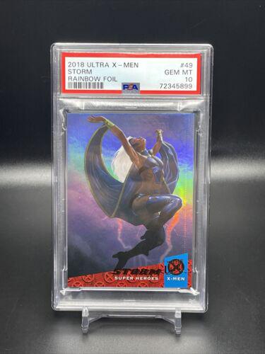 2018 Ultra X-Men Storm [Rainbow Foil] #49 card